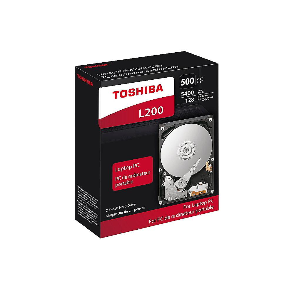 Toshiba L200 HDWJ105EZSTA - 500GB 5400rpm 8MB SATA600 2.5zoll, Toshiba, L200, HDWJ105EZSTA, 500GB, 5400rpm, 8MB, SATA600, 2.5zoll