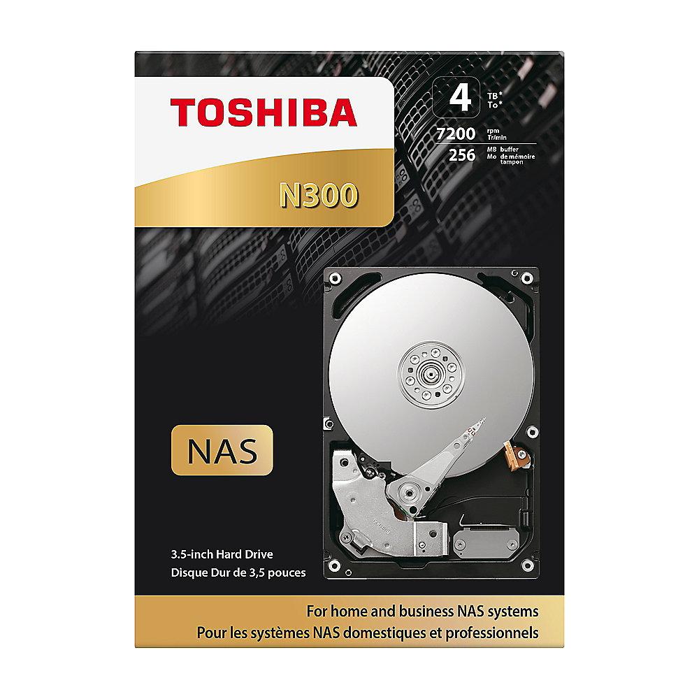 Toshiba N300 HDWQ140EZSTA 4TB 128MB 7.200rpm 3.5zoll SATA600, Toshiba, N300, HDWQ140EZSTA, 4TB, 128MB, 7.200rpm, 3.5zoll, SATA600