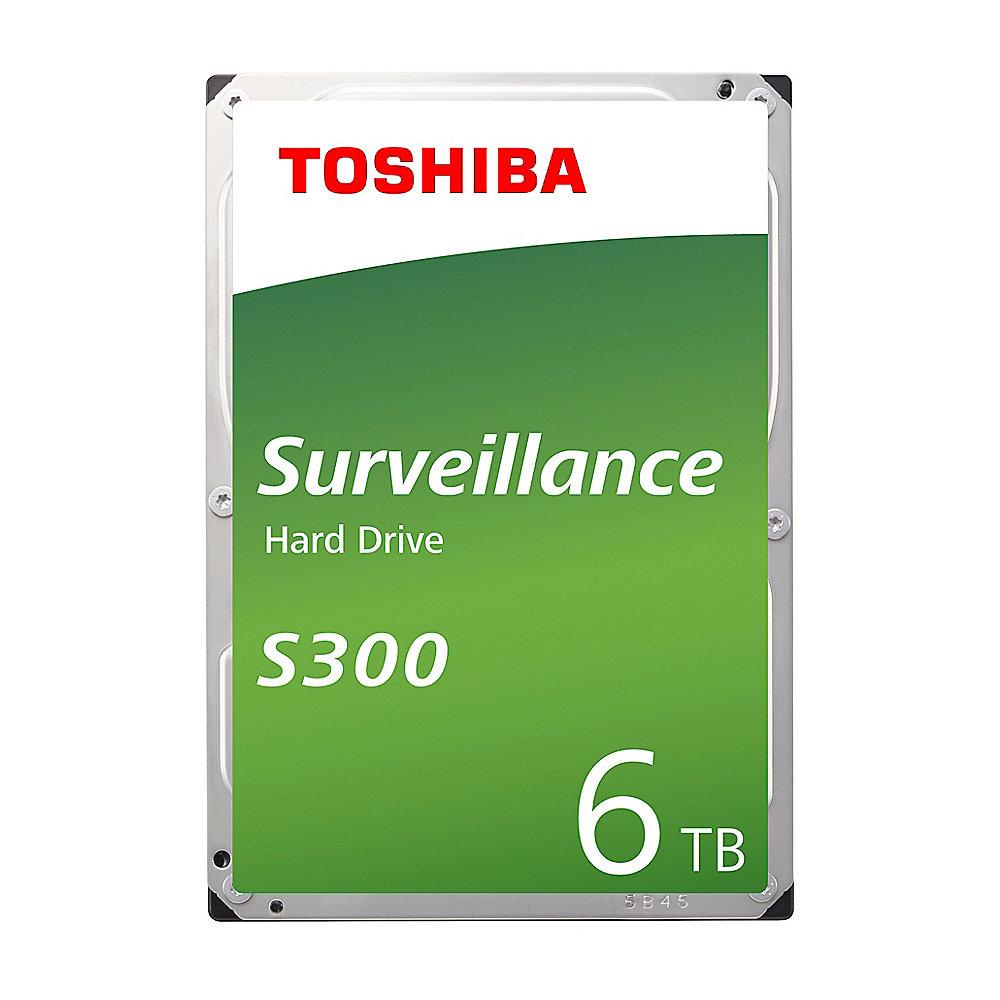Toshiba S300 HDWT360UZSVA 6TB 256MB 7.200rpm SATA600 Bulk, Toshiba, S300, HDWT360UZSVA, 6TB, 256MB, 7.200rpm, SATA600, Bulk