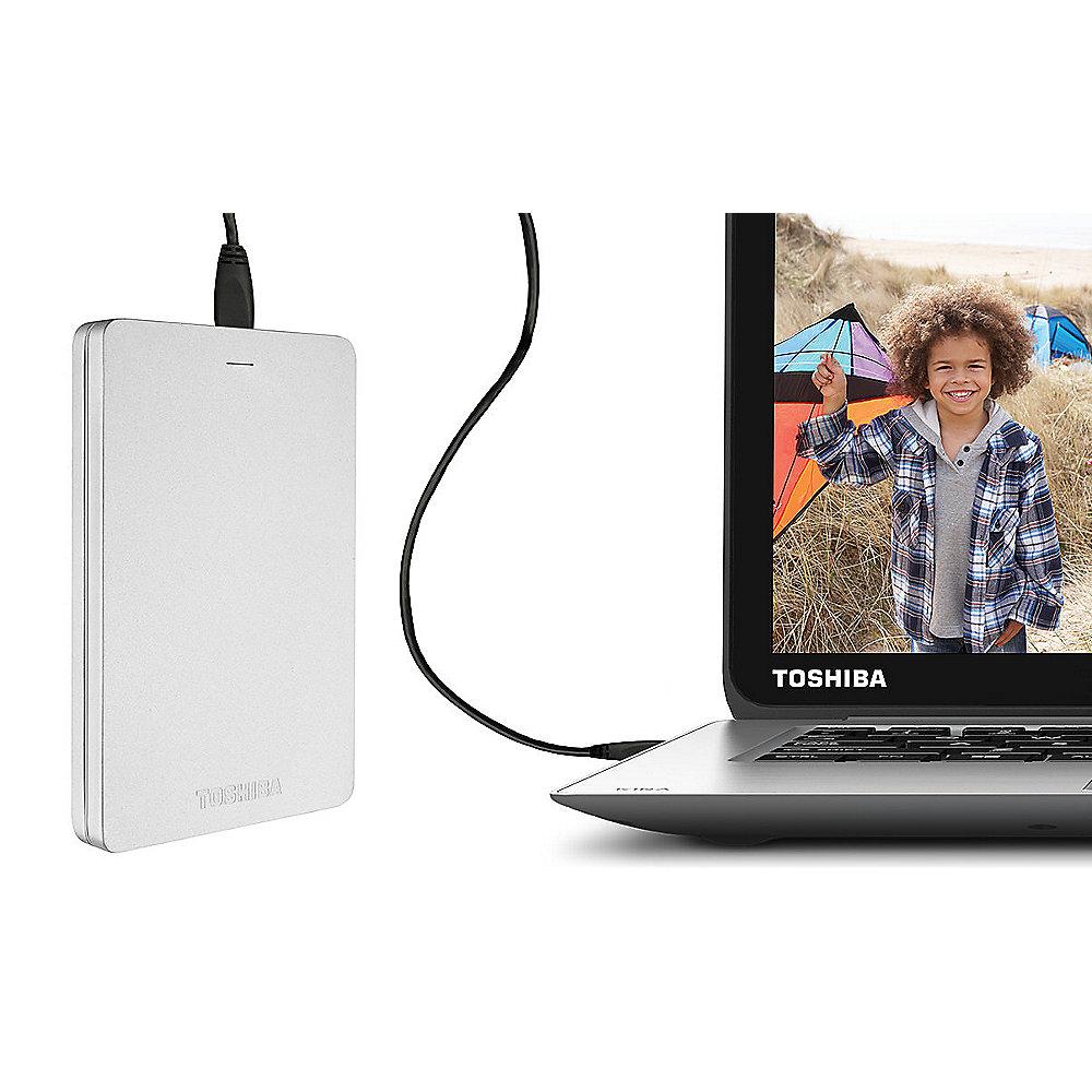 Toshiba Stor.E Canvio ALU USB3.0 2TB 2.5Zoll rot
