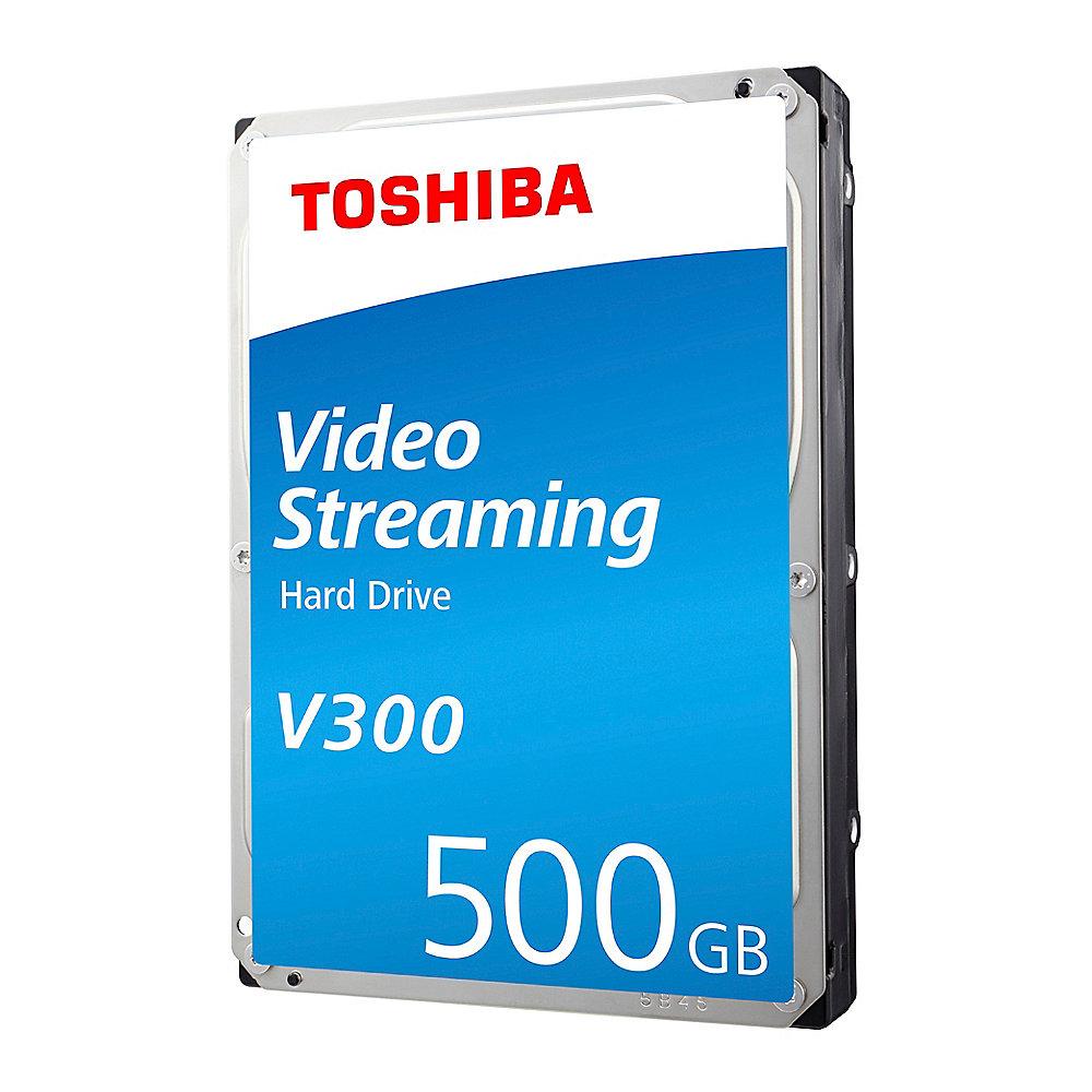 Toshiba V300 HDWU105UZSVA 500GB 64MB 5.700rpm 3.5zoll SATA600 Bulk, Toshiba, V300, HDWU105UZSVA, 500GB, 64MB, 5.700rpm, 3.5zoll, SATA600, Bulk