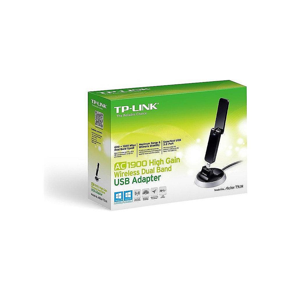 TP-LINK AC1900 ARCHER T9UH 1900MBit Dualband WLAN USB-Adapter, TP-LINK, AC1900, ARCHER, T9UH, 1900MBit, Dualband, WLAN, USB-Adapter