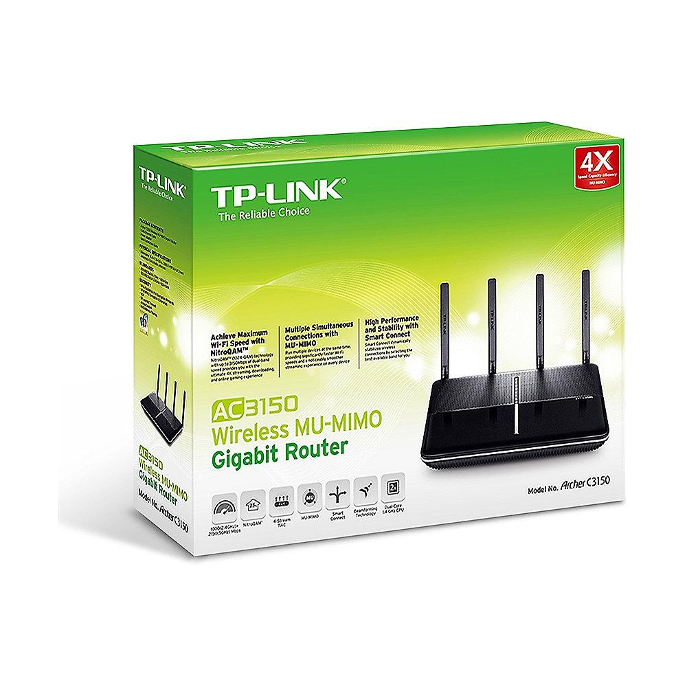 TP-LINK Archer C3150 3150MBit/s Dualband Gigabit WLAN-ac Router, TP-LINK, Archer, C3150, 3150MBit/s, Dualband, Gigabit, WLAN-ac, Router