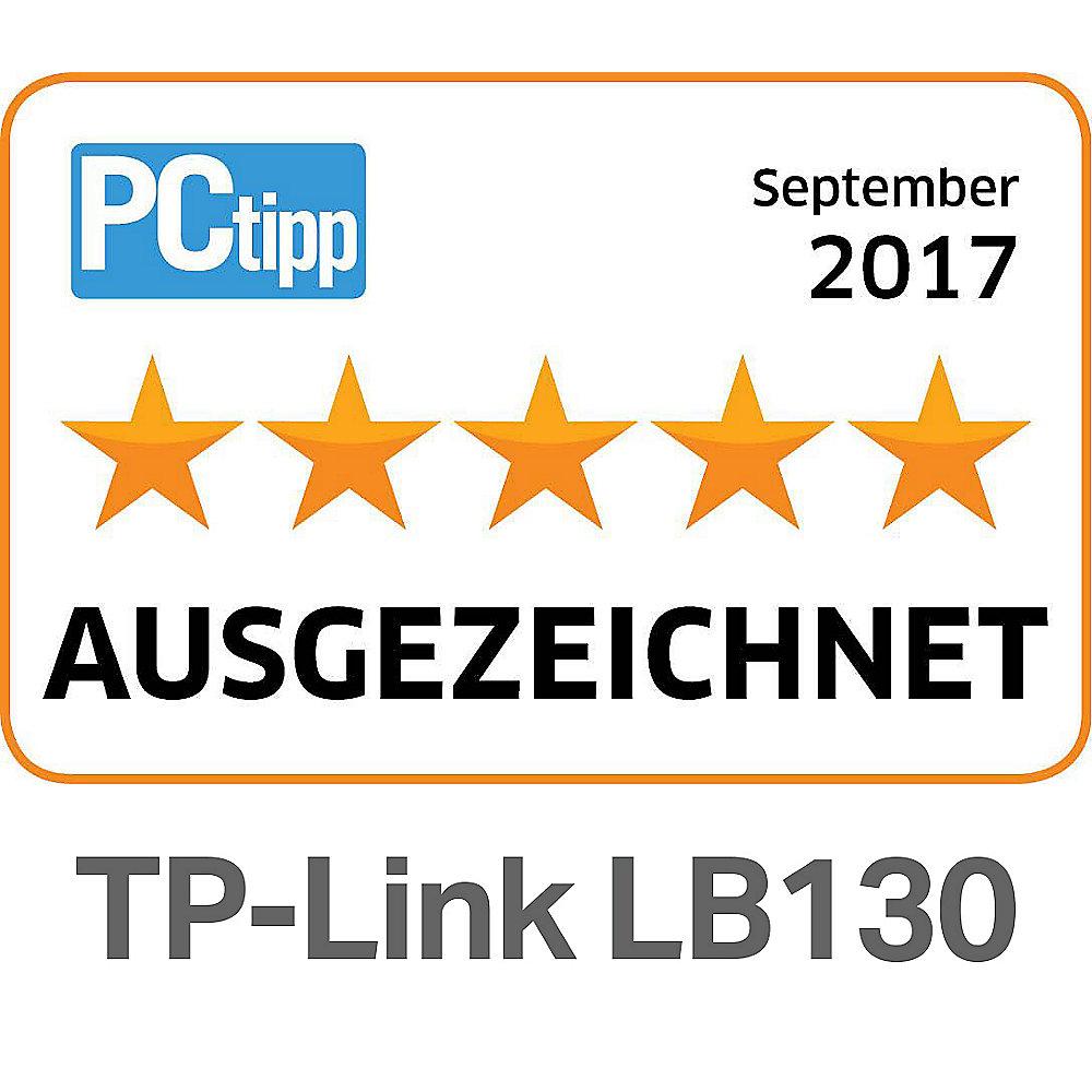 TP-Link LB130 Smarte LED-WLAN-Glühbirne 11W E27 dimmbar, einstellbare Farbtöne