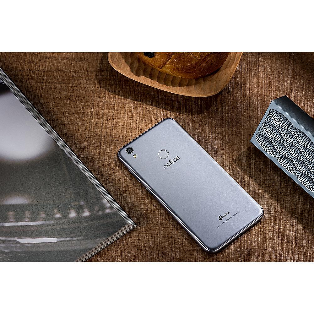 TP-LINK Neffos C7 4G LTE Dual-SIM cloud grey Android 7.0 Smartphone