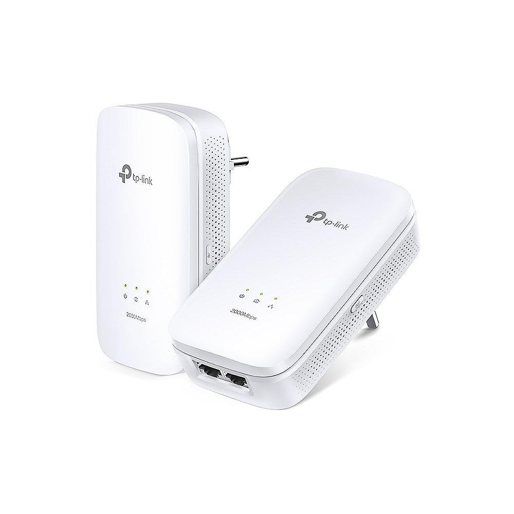 TP-Link TL-PA9020 KIT AV2000 2er Kit (2000Mbit Powerline, 2xGB LAN, Steckdose)