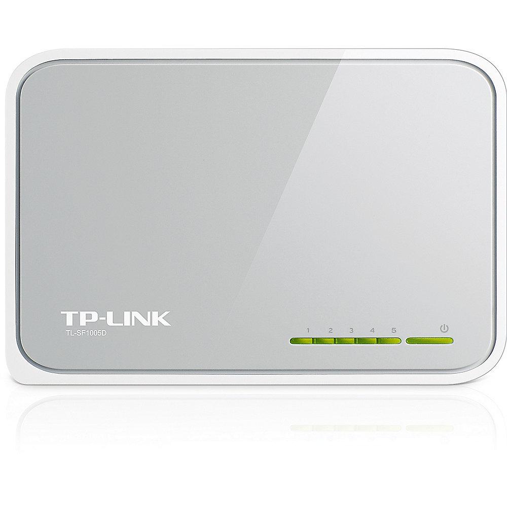 TP-LINK TL-SF1005D 5x Port Desktop Switch, TP-LINK, TL-SF1005D, 5x, Port, Desktop, Switch