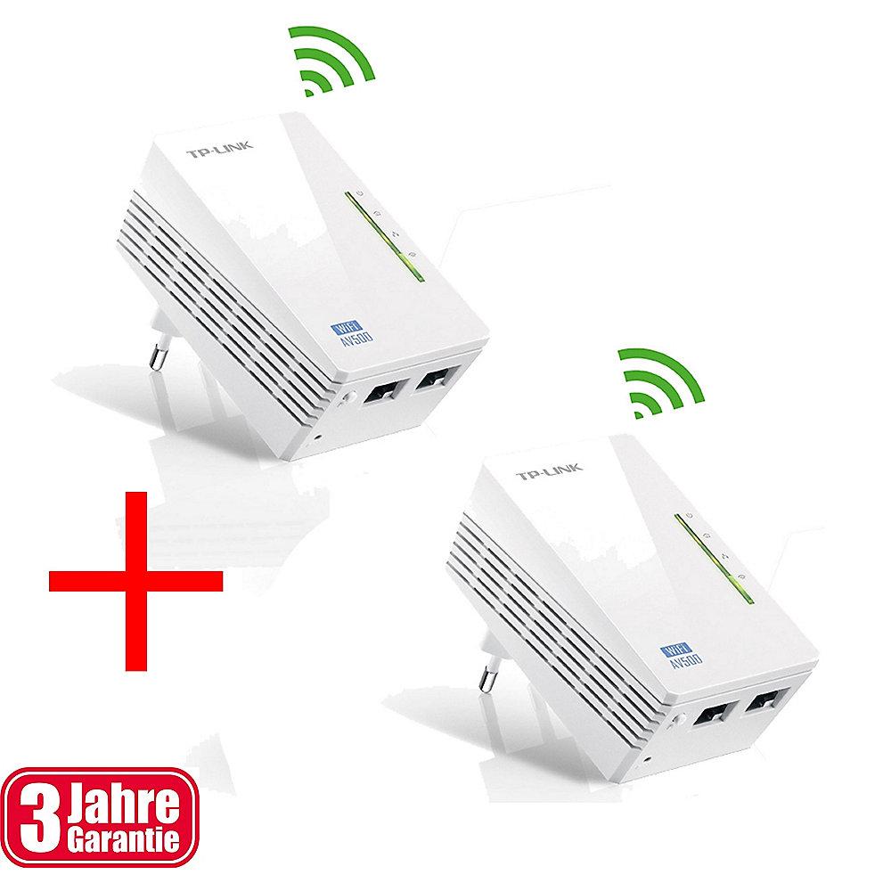 TP-Link TL-WPA4220 AV500 N300 Extender 2er Kit (Powerline   WLAN n, 2x LAN)