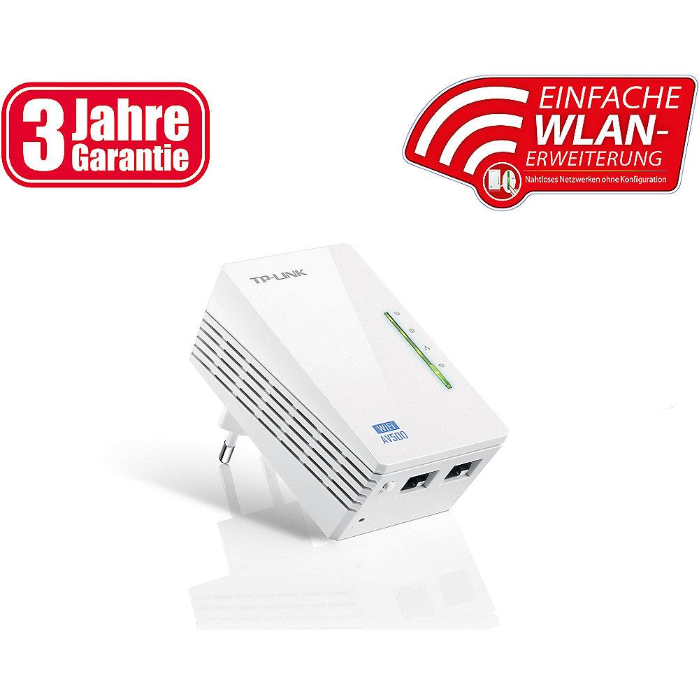 TP-Link TL-WPA4220 AV500 N300 Extender (Powerline   WLAN n, 2x LAN)