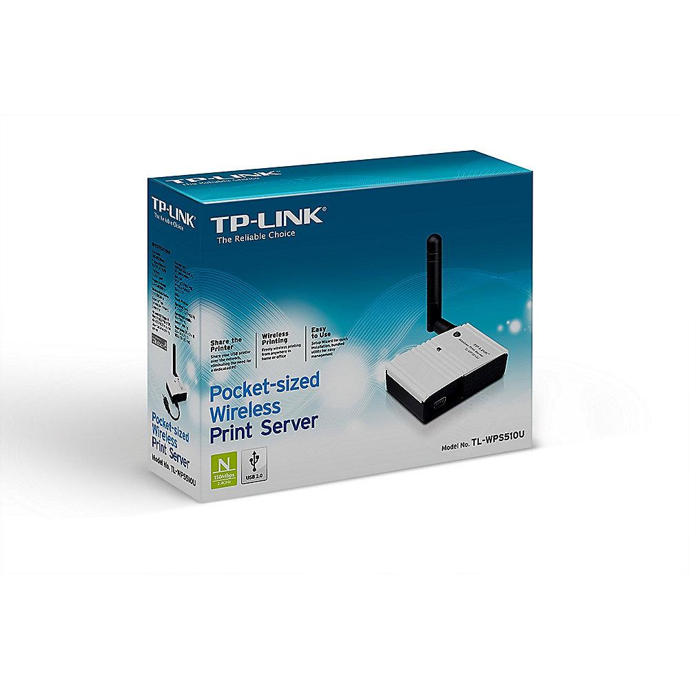 TP-LINK TL-WPS510U Drahtloser WLAN 54Mbps-Mini-Printserver, TP-LINK, TL-WPS510U, Drahtloser, WLAN, 54Mbps-Mini-Printserver