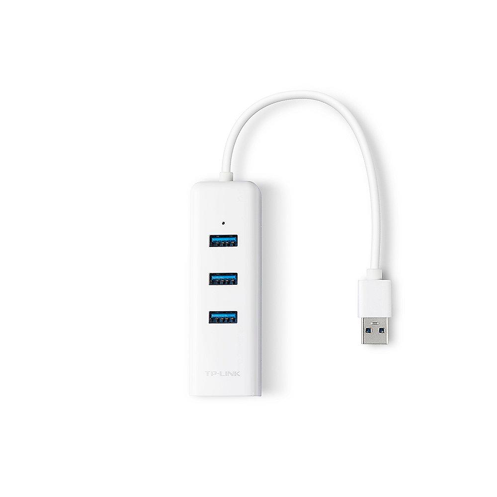 TP-LINK UE330 Gigabit Ethernet   3-Port USB HUB USB3.0 Adapter