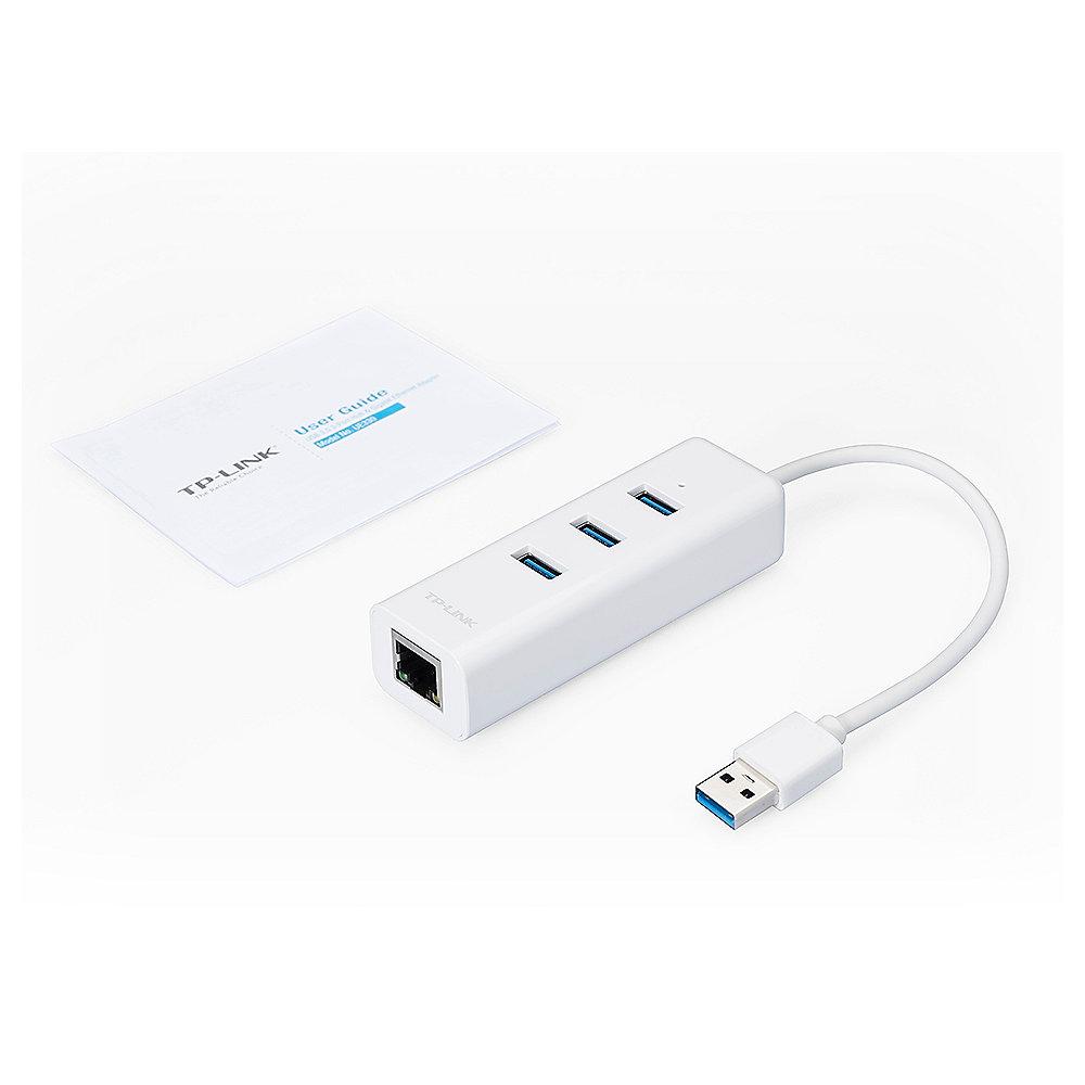 TP-LINK UE330 Gigabit Ethernet   3-Port USB HUB USB3.0 Adapter