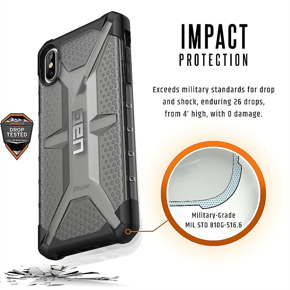 UAG Plasma Case für Apple iPhone Xs Max ash/grau transparent