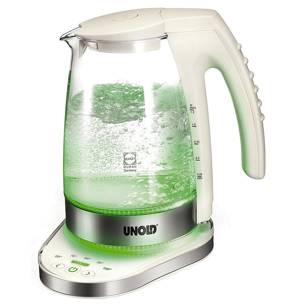 Unold 18580 Glas electronic Wasserkocher 1,2l Glas