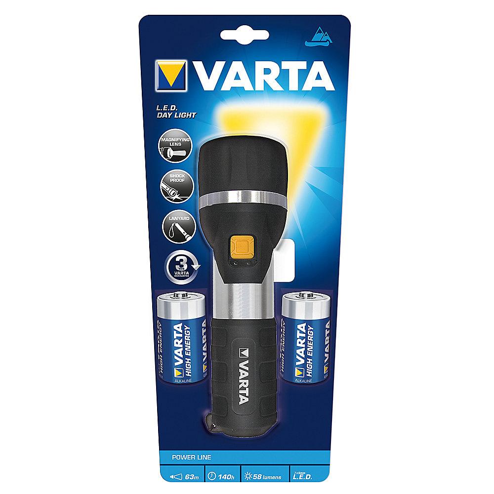 VARTA Taschenlampe LED Day Light 2D inkl. Batterien