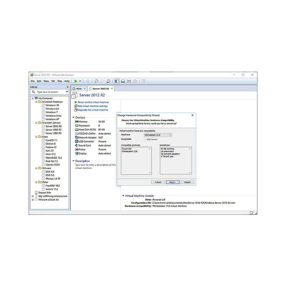 VMware Workstation 14 Pro Upgrade von 11/12 oder Player 7 Lizenz, VMware, Workstation, 14, Pro, Upgrade, 11/12, oder, Player, 7, Lizenz