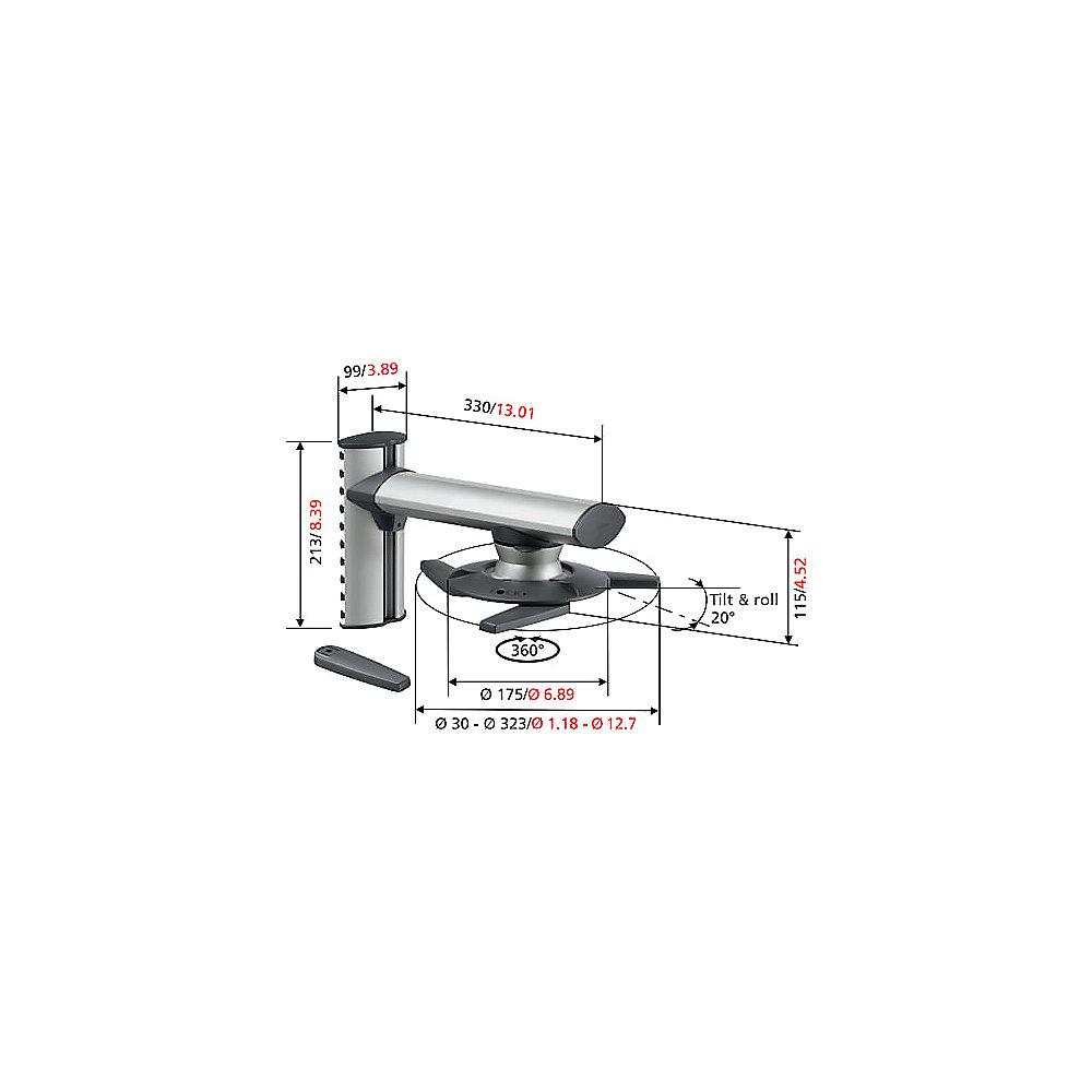 Vogels EPW 6565 Projektor-Wandhalterung neigbar rotierbar max. 10 kg schwarz