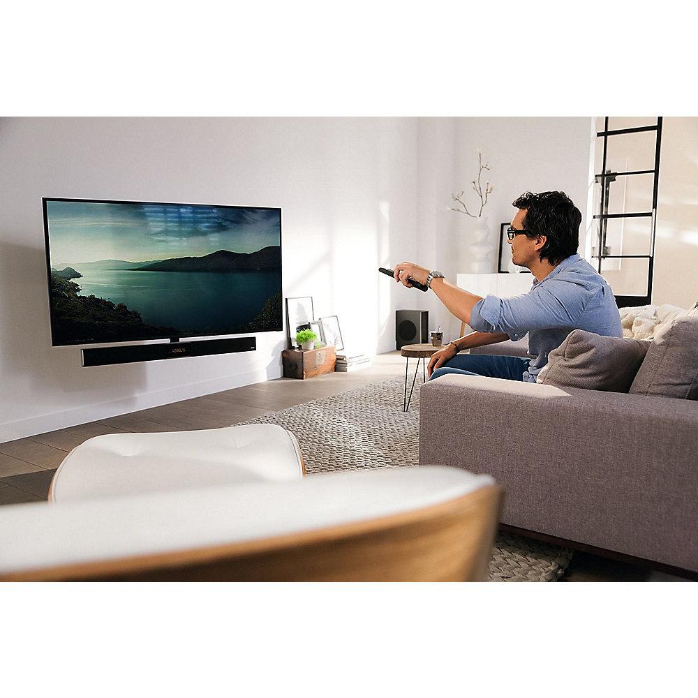 Vogels NEXT 8365 Wandhalterung mit Soundbar und Subwoofer