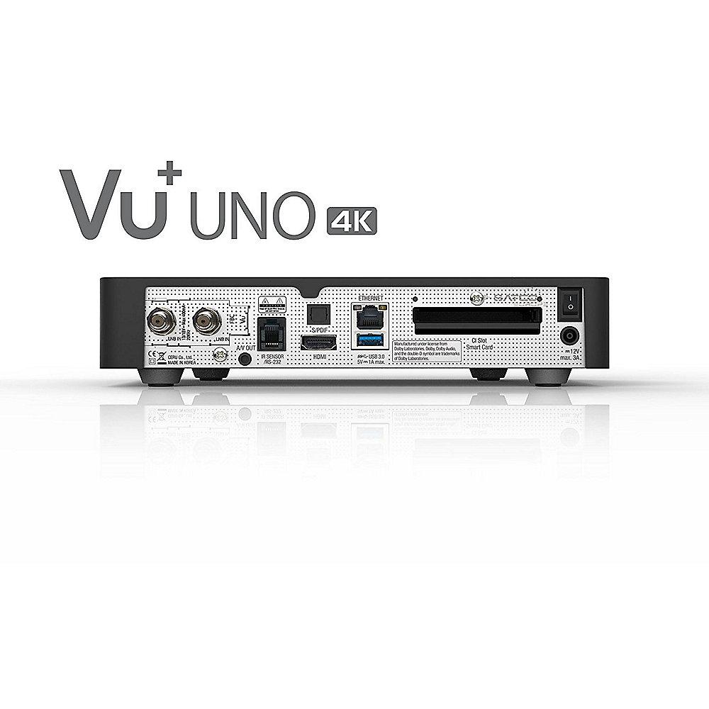 VU  Uno 4K DVB-S2 FBC Twin Tuner Linux Receiver UHD 2160p