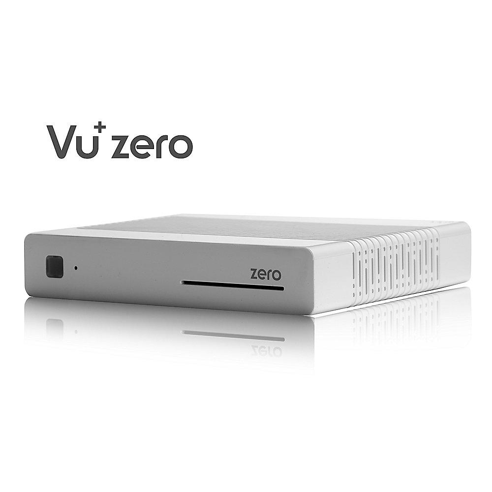 VU  ZERO 1x DVB-S2 Tuner Full HD 1080p Linux Receiver Weiß