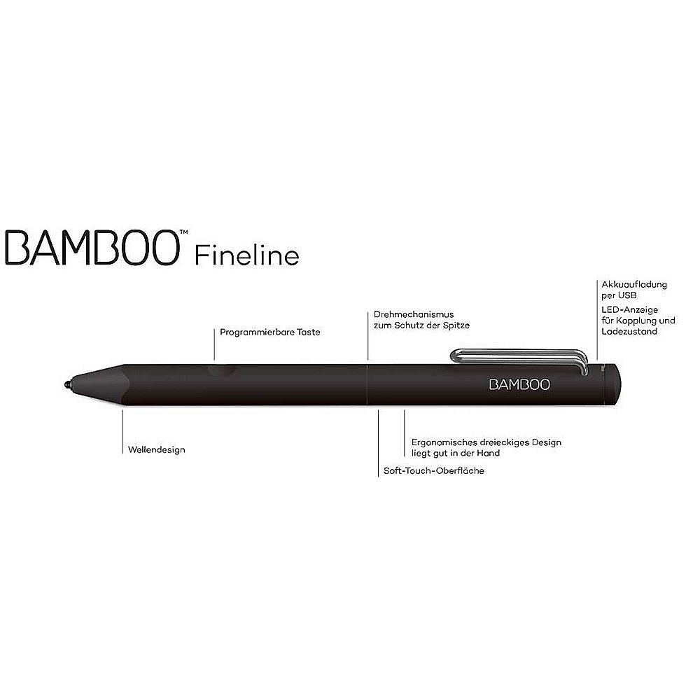 Wacom Bamboo Stylus fineline 3 Eingabestift schwarz