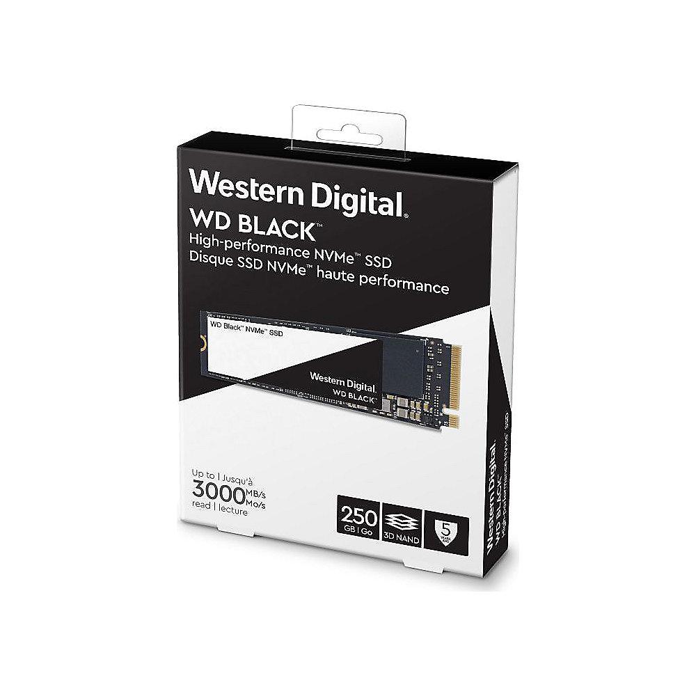 WD Black High-Performance NVMe SSD M.2 PCIe 250GB, WD, Black, High-Performance, NVMe, SSD, M.2, PCIe, 250GB
