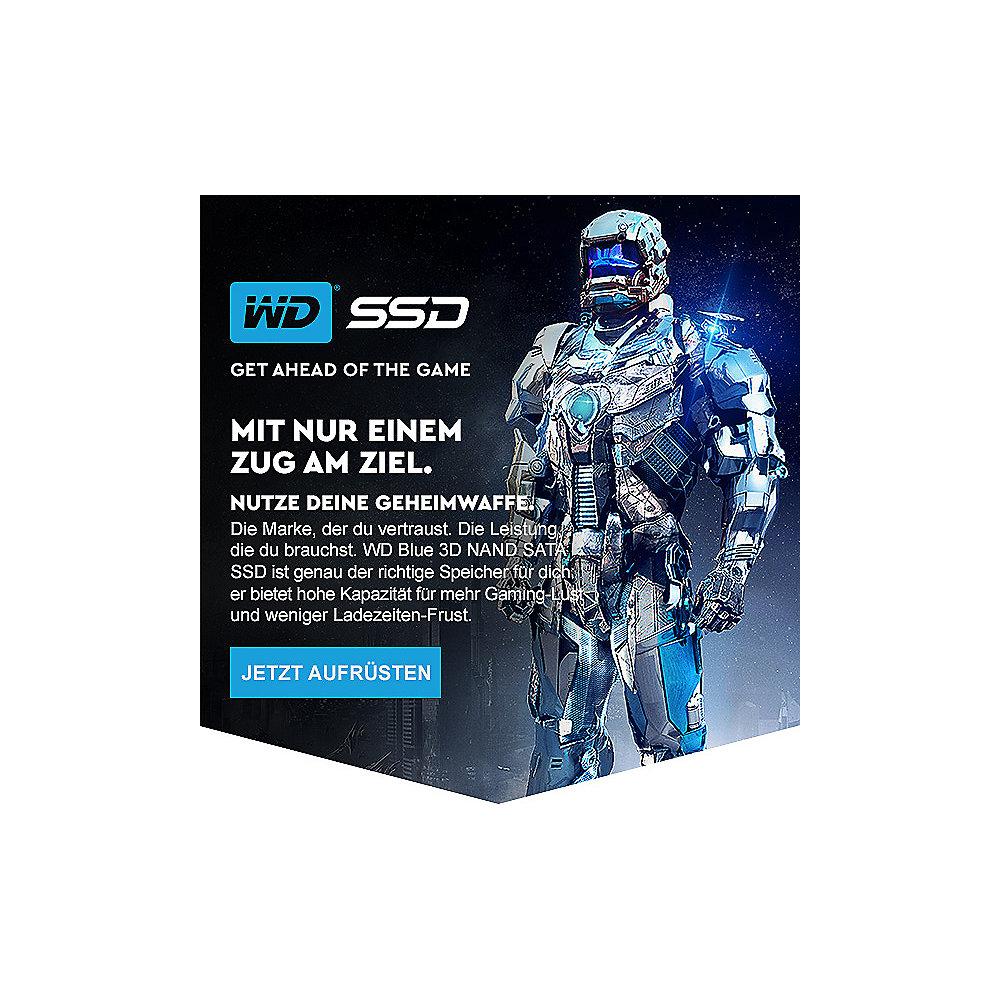 WD Blue 3D NAND SATA-SSD 500GB 6GB/s M.2 2280, WD, Blue, 3D, NAND, SATA-SSD, 500GB, 6GB/s, M.2, 2280