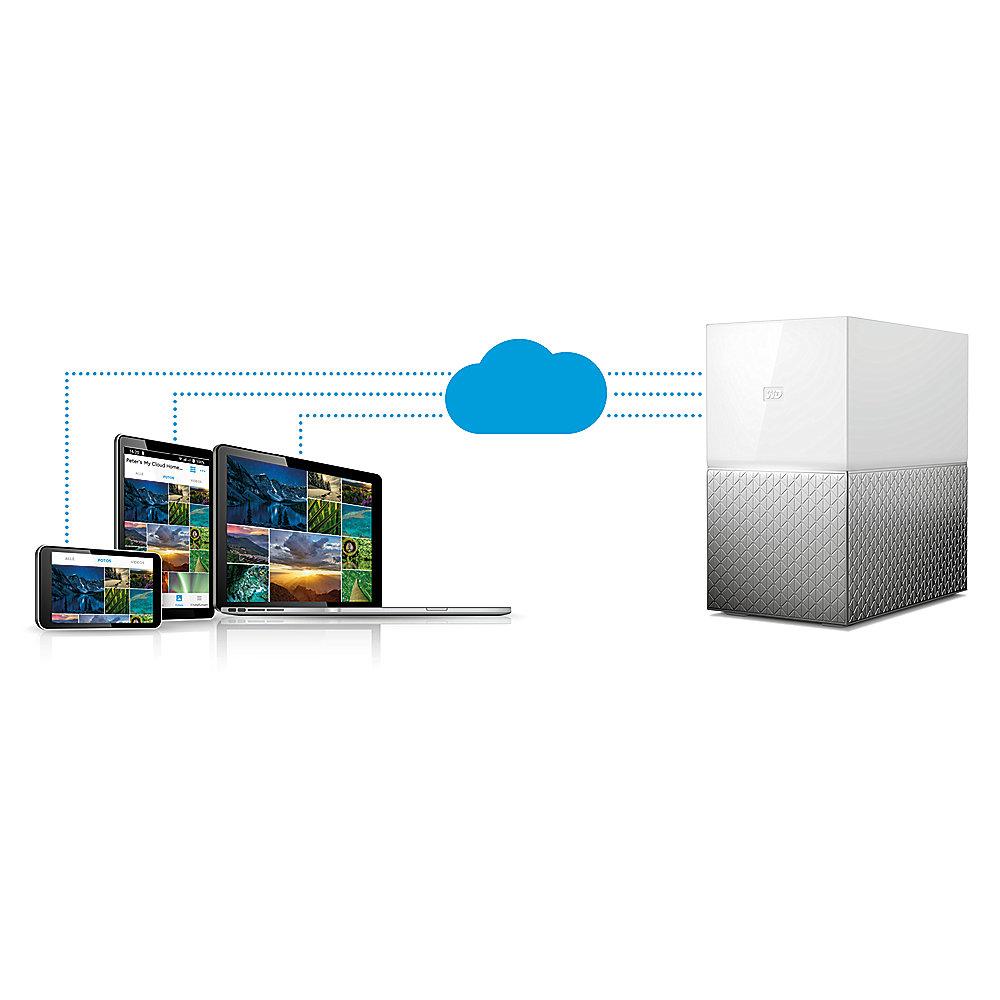 WD My Cloud Home Duo 6TB externe Festplatte mit Online-Zugriff