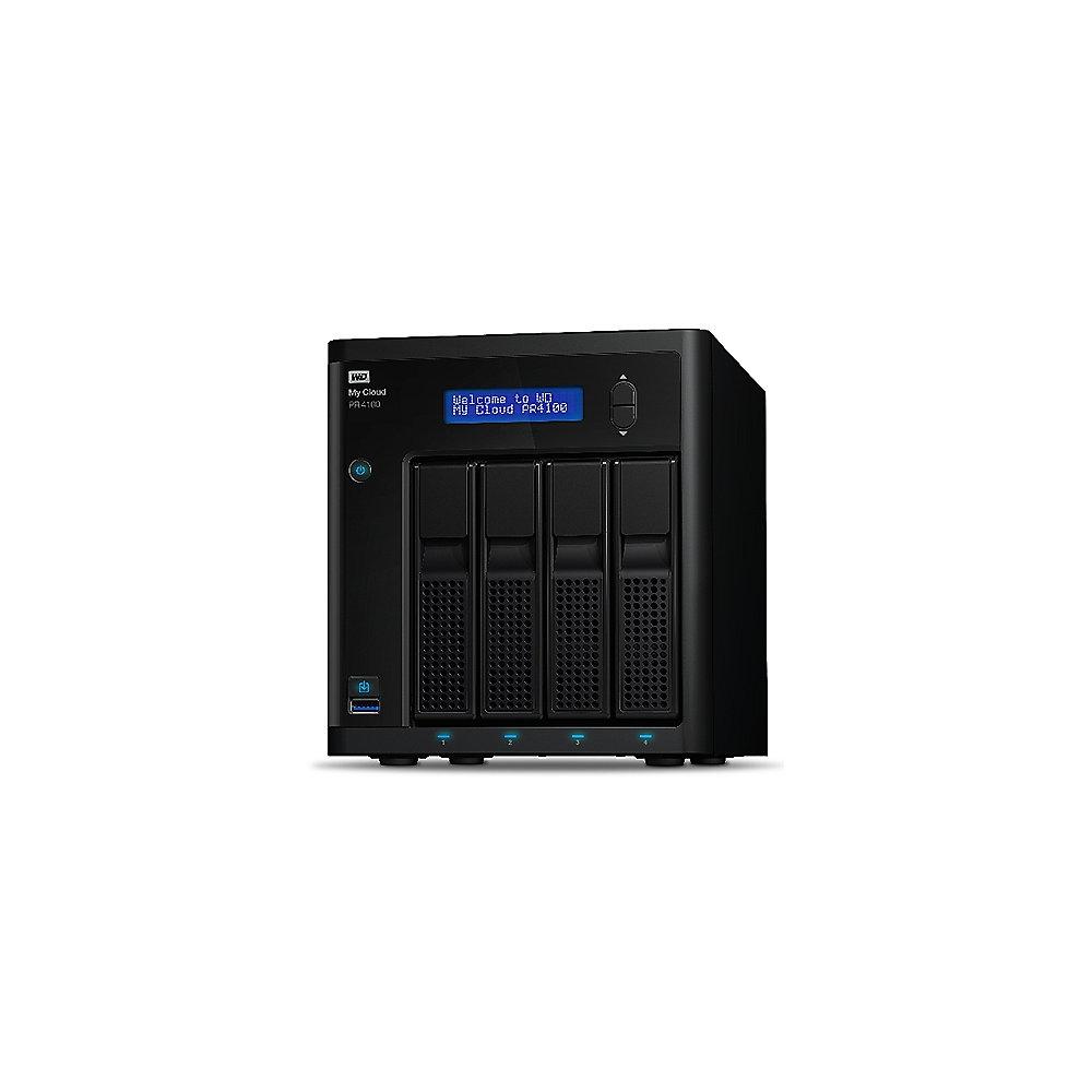 WD My Cloud Pro PR4100 NAS System 4-Bay 24TB inkl. 4x 6TB HDD WDBNFA0240KBK-EESN