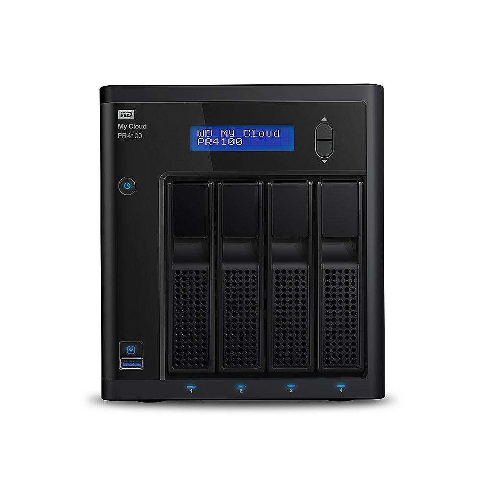 WD My Cloud Pro PR4100 NAS System 4-Bay 32TB inkl. 4x 8TB HDD WDBNFA0320KBK-EESN