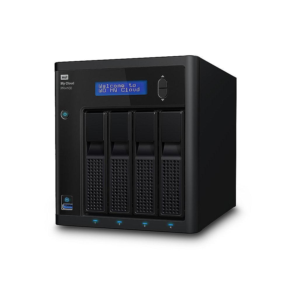 WD My Cloud Pro PR4100 NAS System 4-Bay 32TB inkl. 4x 8TB HDD WDBNFA0320KBK-EESN