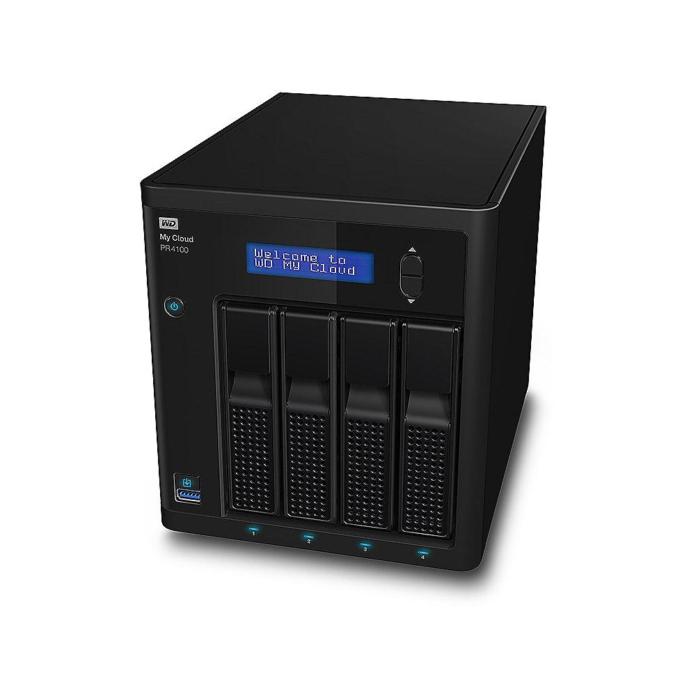 WD My Cloud Pro PR4100 NAS System 4-Bay 32TB inkl. 4x 8TB HDD WDBNFA0320KBK-EESN