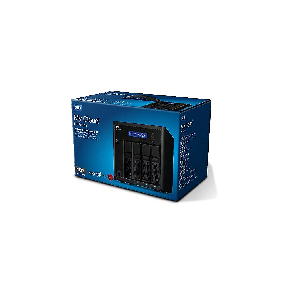 WD My Cloud Pro PR4100 NAS System 4-Bay 32TB inkl. 4x 8TB HDD WDBNFA0320KBK-EESN