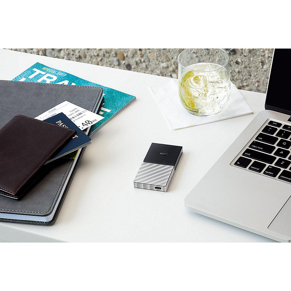 WD My Passport SSD USB3.1 256GB Schwarz, WD, My, Passport, SSD, USB3.1, 256GB, Schwarz