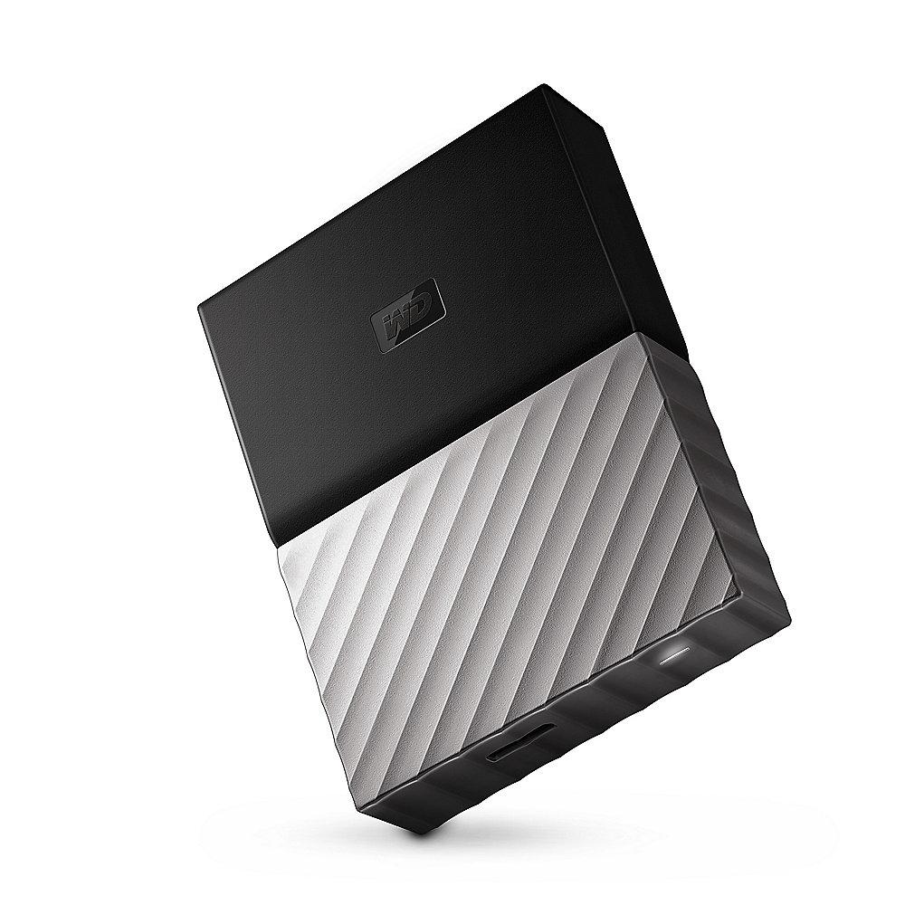 WD My Passport Ultra USB3.0 4TB 2.5zoll - Schwarz/Grau WDBFKT0040BGY-WESN