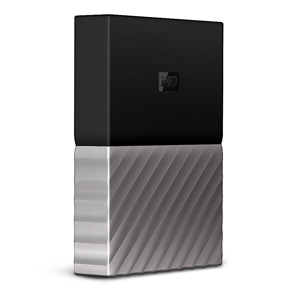 WD My Passport Ultra USB3.0 4TB 2.5zoll - Schwarz/Grau WDBFKT0040BGY-WESN