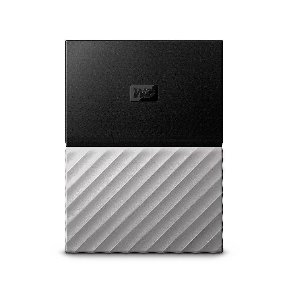 WD My Passport Ultra USB3.0 4TB 2.5zoll - Schwarz/Grau WDBFKT0040BGY-WESN