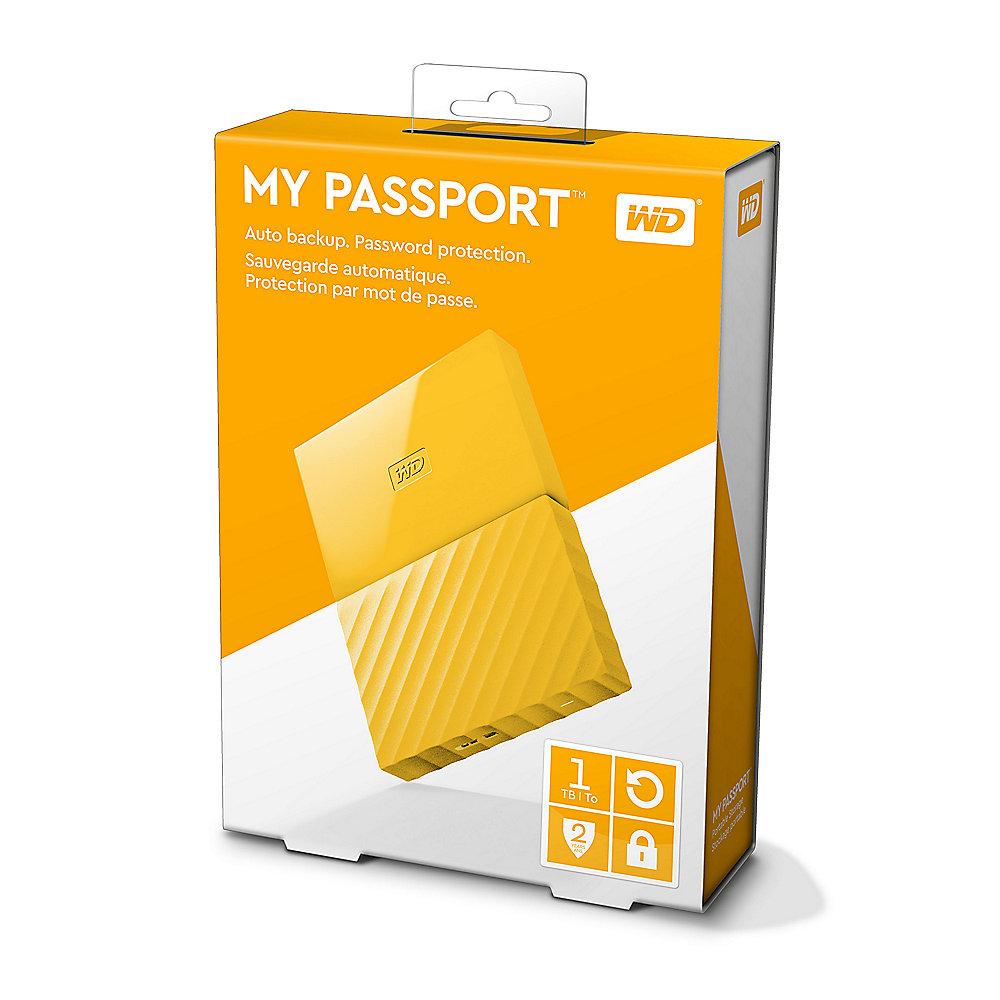 WD My Passport USB3.0 1TB 2.5zoll - Gelb NEW