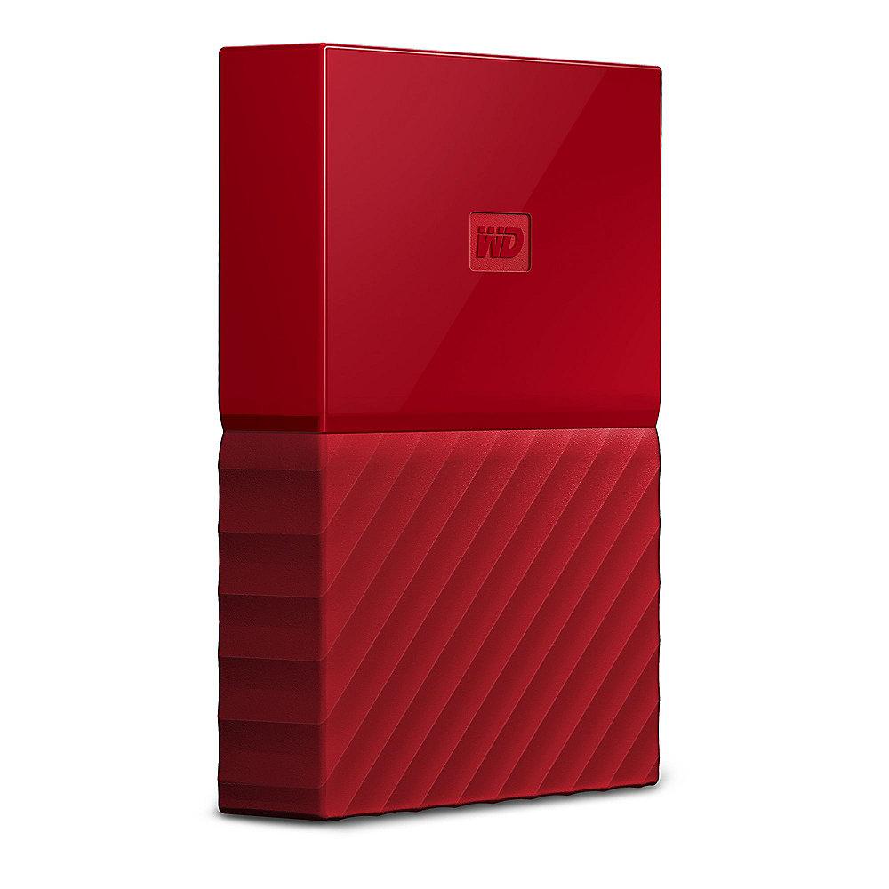 WD My Passport USB3.0 2TB 2.5zoll - Rot, WD, My, Passport, USB3.0, 2TB, 2.5zoll, Rot