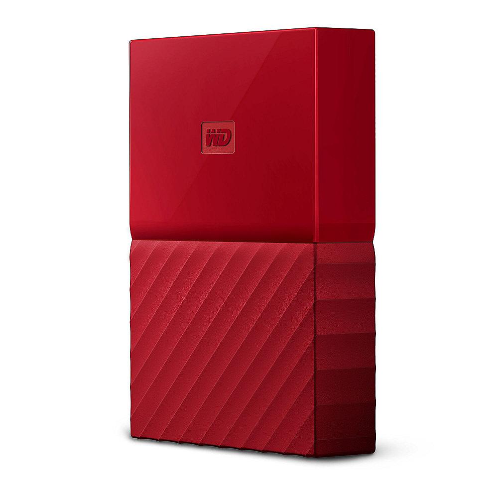 WD My Passport USB3.0 2TB 2.5zoll - Rot, WD, My, Passport, USB3.0, 2TB, 2.5zoll, Rot