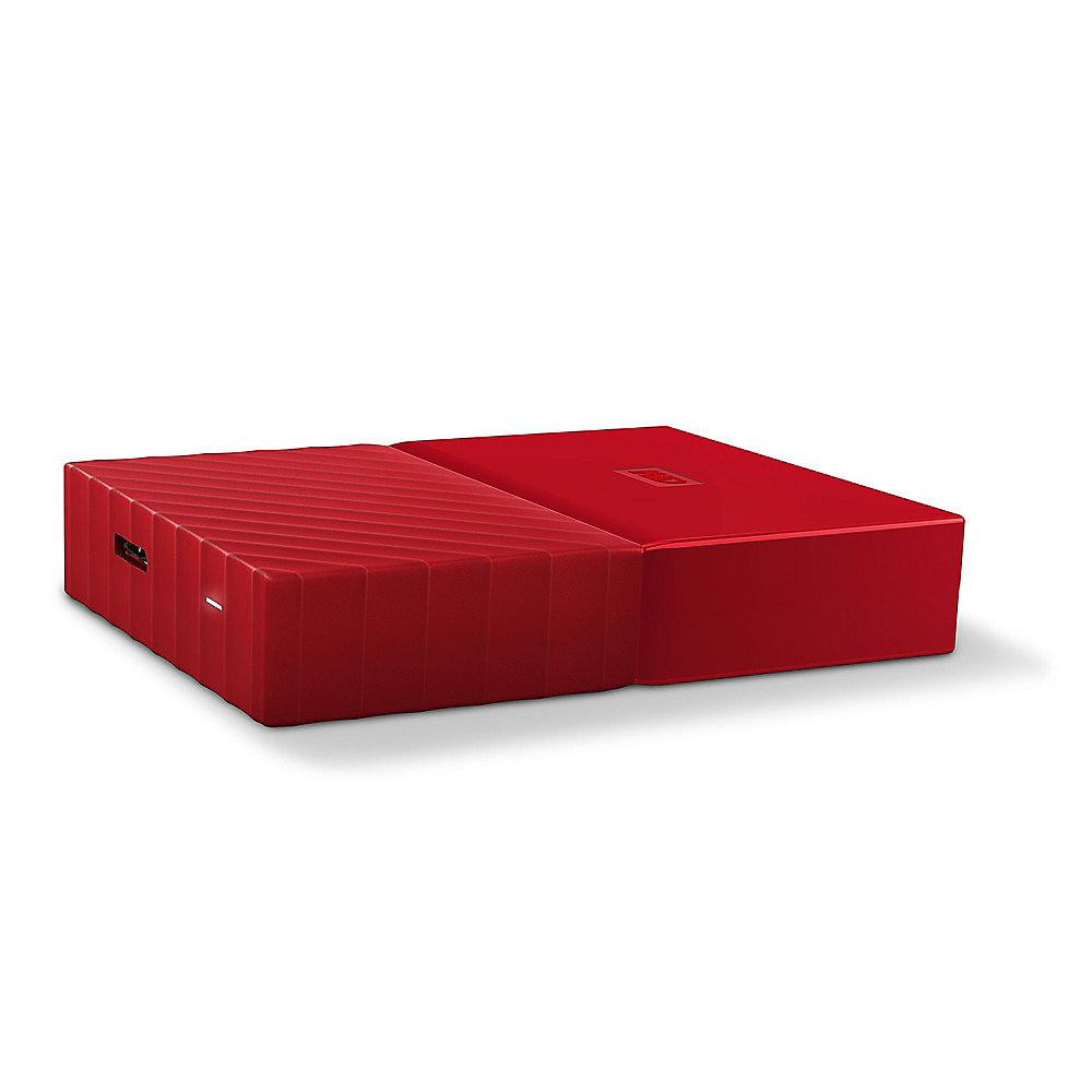 WD My Passport USB3.0 2TB 2.5zoll - Rot