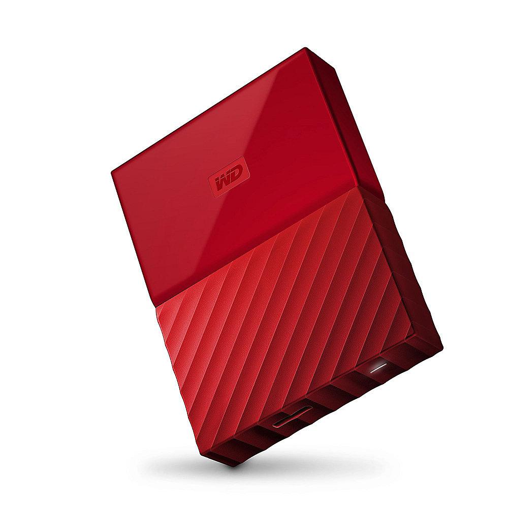 WD My Passport USB3.0 2TB 2.5zoll - Rot