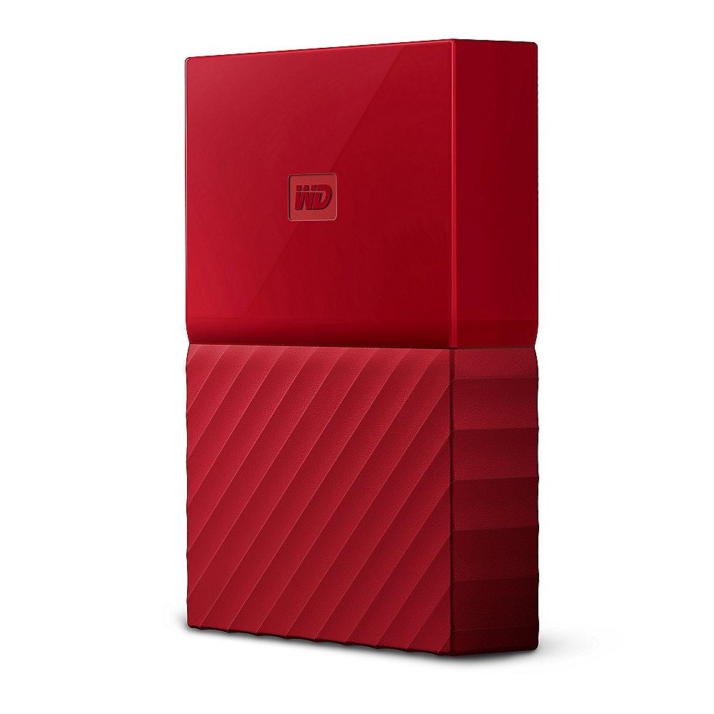 WD My Passport USB3.0 3TB 2.5zoll - Rot NEW