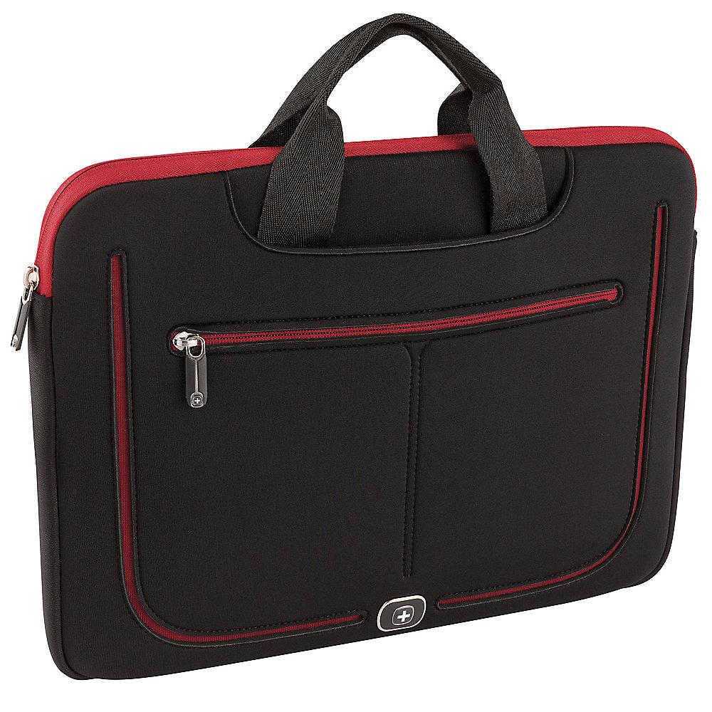 Wenger Resolution Notebook-Sleeve für Geräte bis zu 33,78cm (13,3") schwarz-rot