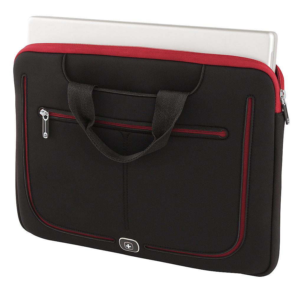 Wenger Resolution Notebook-Sleeve für Geräte bis zu 33,78cm (13,3") schwarz-rot