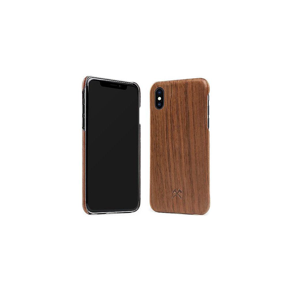 Woodcessories EcoCase Cevlar für iPhone X walnuss