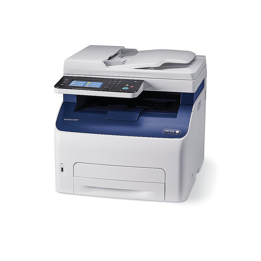 Xerox WorkCentre 6027NI Farblaserdrucker Scanner Kopierer Fax LAN WLAN, Xerox, WorkCentre, 6027NI, Farblaserdrucker, Scanner, Kopierer, Fax, LAN, WLAN