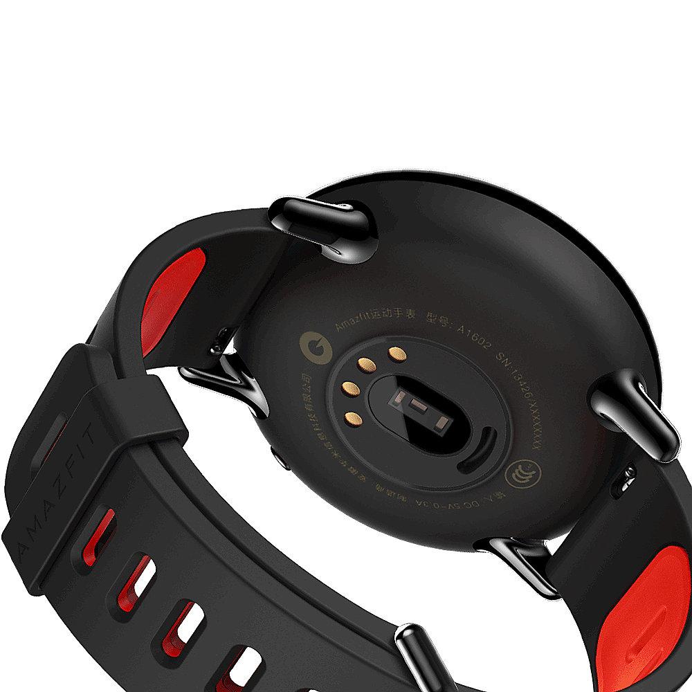 Xiaomi Huami Amazfit Pace Smartwatch schwarz/rot, Xiaomi, Huami, Amazfit, Pace, Smartwatch, schwarz/rot