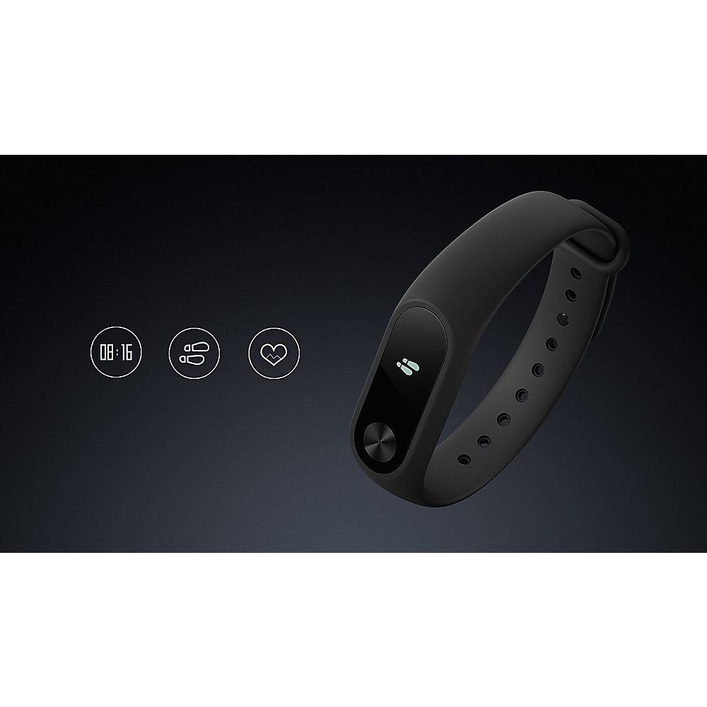 Xiaomi Mi Band 2 Fitnessarmband Fitnesstracker schwarz