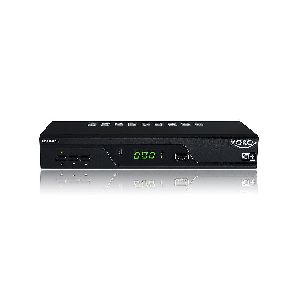 Xoro HRM 8761 CI  DVB-C/T2HD Combo-Receiver PVR USB HDMI LAN CI